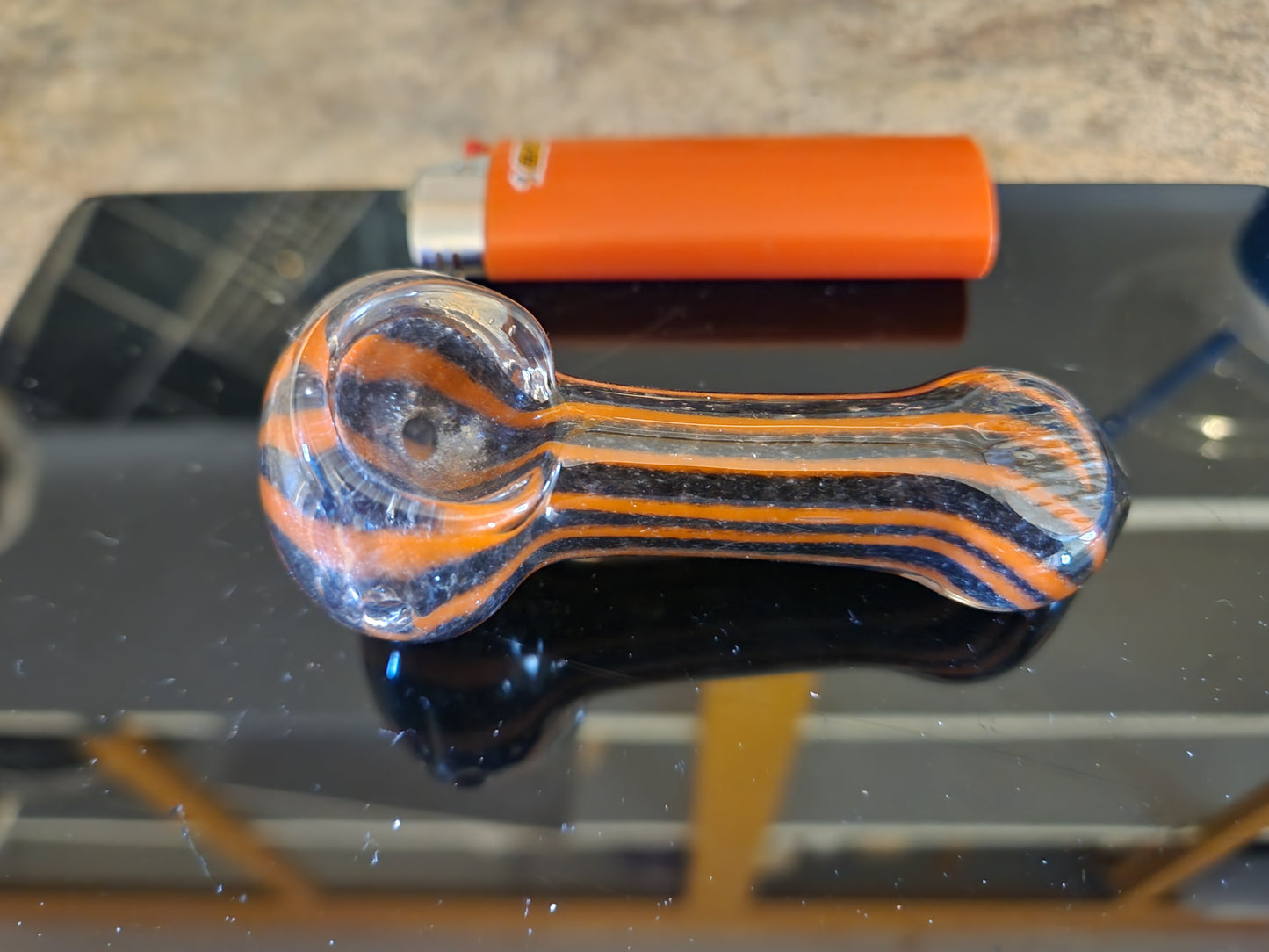 Glass hand pipe (spoon)