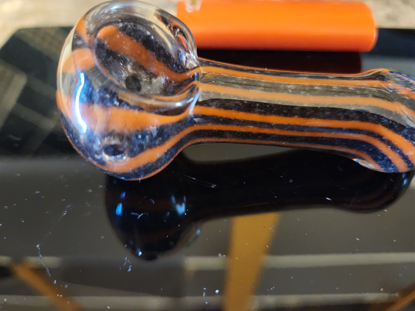 Glass hand pipe (spoon)